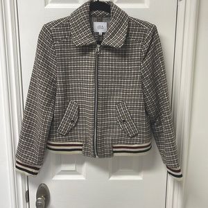 JOA Houndstooth Bomber jacket